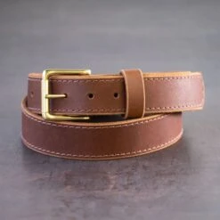 Steel Core Gun Belt-1964 Brown